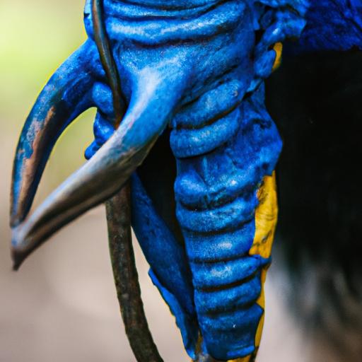 The cassowary's helmet and talons are unique features that help it survive in the wild.