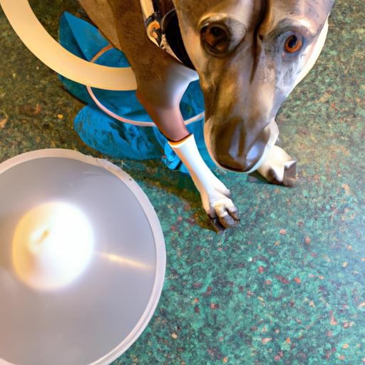 Total hip replacement surgery is one of the surgical options for treating hip dysplasia in dogs.