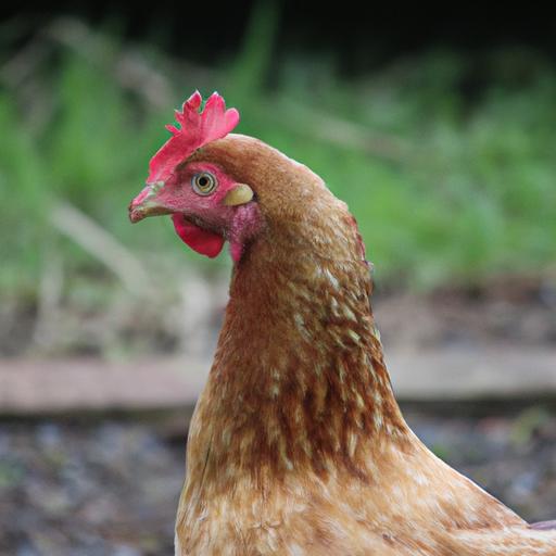 A shiny and healthy coat of feathers indicates a chicken's overall health and well-being.