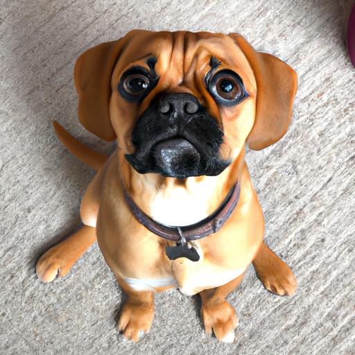 This puggle puppy is a quick learner and loves to earn treats!