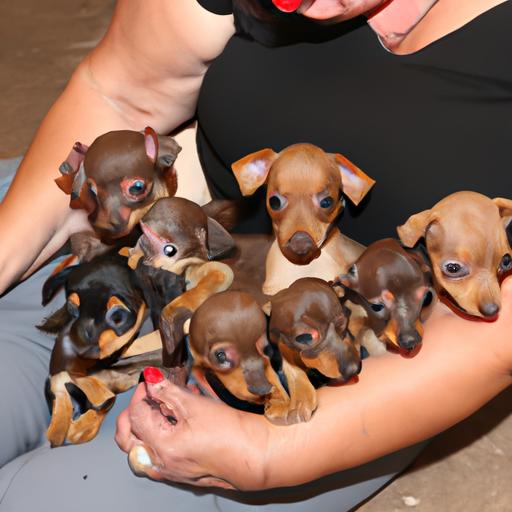 This Chiweenie breeder takes great care of their puppies, as evidenced by how healthy and happy they look!