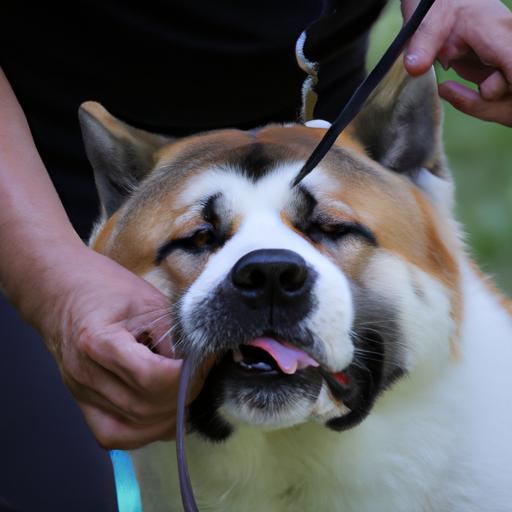 Grooming is an important part of Akita care, ensuring their coat stays healthy and shiny.
