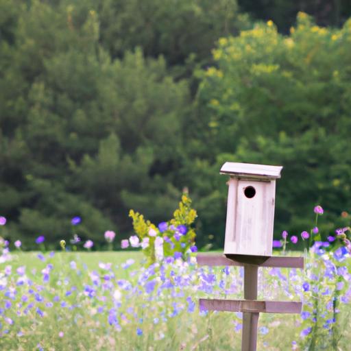 Providing bluebird houses helps protect these beautiful birds