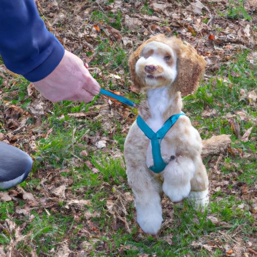 With patience and positive reinforcement, this Cockapoo puppy is mastering basic obedience commands!