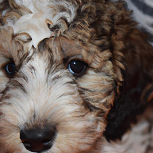 Take a closer look at the unique features of this Dalmadoodle puppy's face