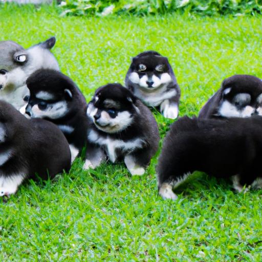 Watching Pomsky puppies play is pure joy.