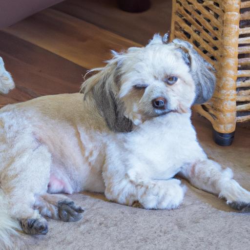 This Havanese dog was rescued from a puppy mill and is now living in a safe and loving home, enjoying all the comforts they deserve.