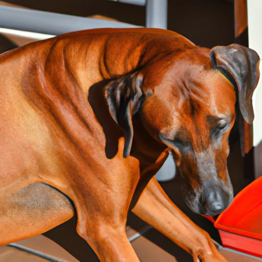 Poor diet can lead to digestive issues in Rhodesian Ridgebacks, but with the right food, they can lead healthy lives.