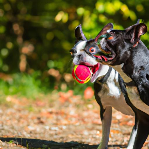 Boston Terriers are known for their playful and energetic behavior, and these two are no exception!