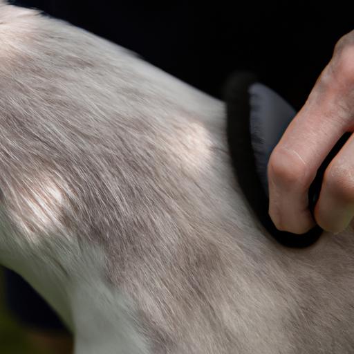 Regular grooming helps keep your whippet's coat shiny and healthy.