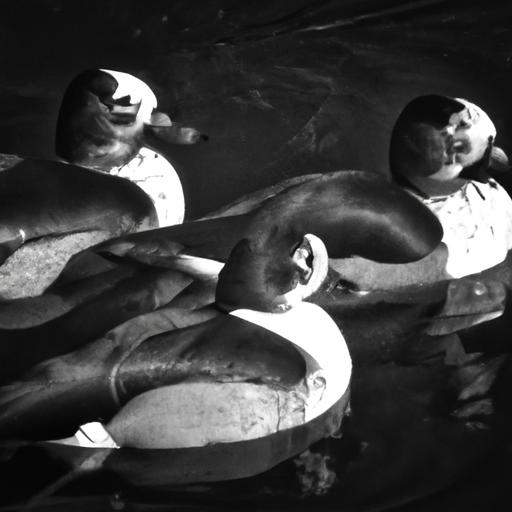 Black and White Duck: A Captivating Blend of Beauty and Charm