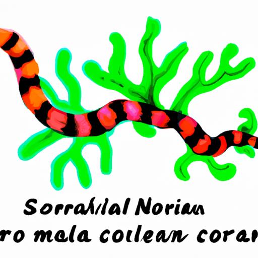 Microscopic view of coral snake venom