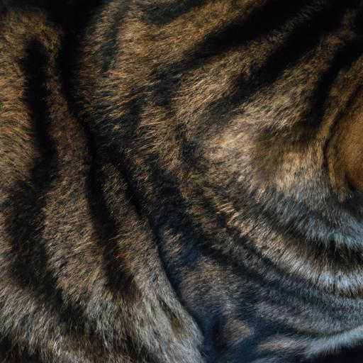 Close-up of a Domestic Shorthair cat's coat