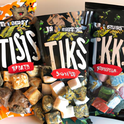 Friskies Party Mix Natural Yums treats in all their delicious flavors.