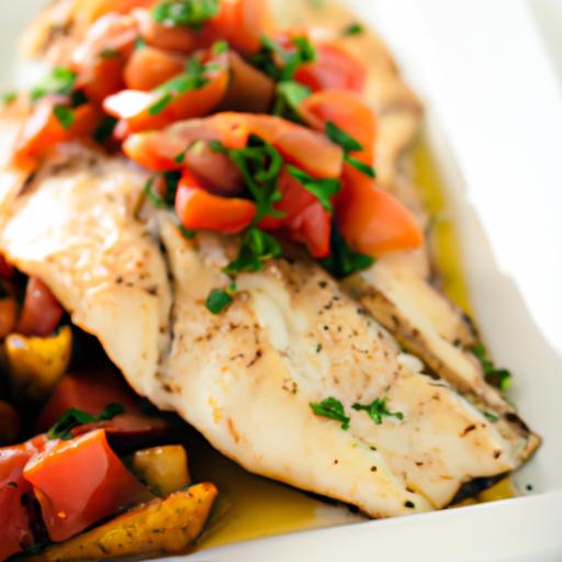 Indulge in the culinary delights of saltwater grouper with this grilled masterpiece.