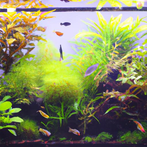 Creating a balanced ecosystem with live plants enhances the health of your fish.