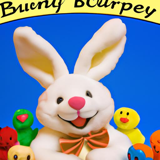 A happy bunny enjoying the toys and treats from the Happy Bunny Club membership.
