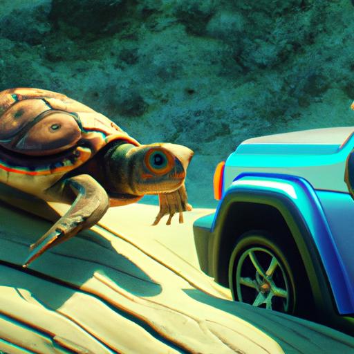 The charming turtle embarks on a captivating journey in the Kia Turtle Commercial.