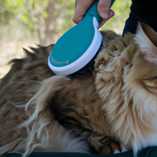 Taking care of your Maine Coon Bobcat Mix: Regular grooming and maintenance are essential, including brushing their luxurious coat.