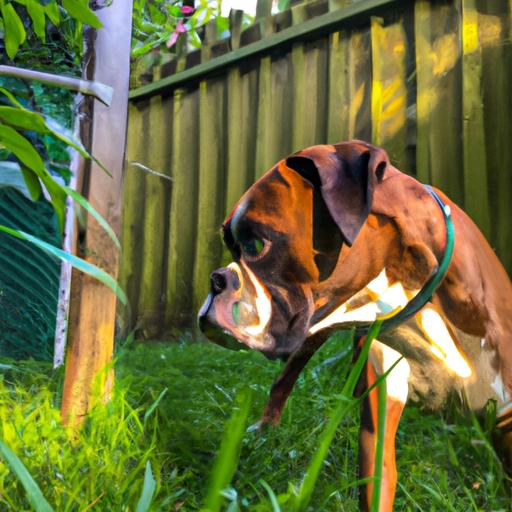 A Boxer enjoying a hypoallergenic and allergen-free environment for allergy management.