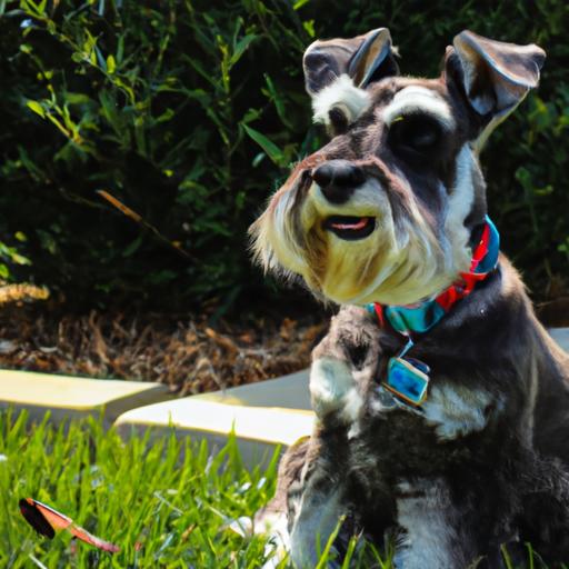 Regular grooming keeps your Miniature Schnauzer's coat healthy and shiny.
