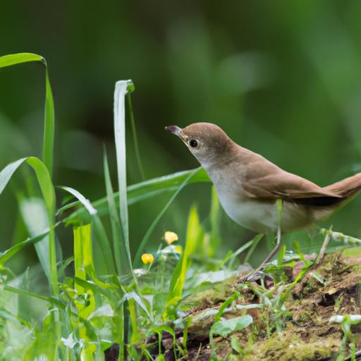Common nightingales contribute to pest control and ecosystem balance.