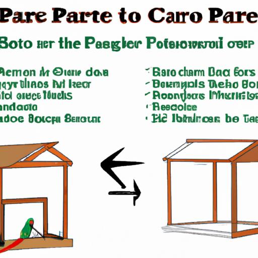 Building a safe and engaging treehouse for your parrot.