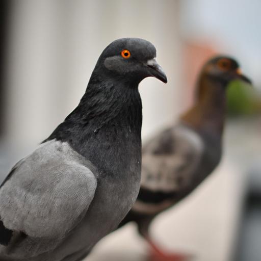 Pigeons in their natural habitat showcasing their behavior and adaptability.