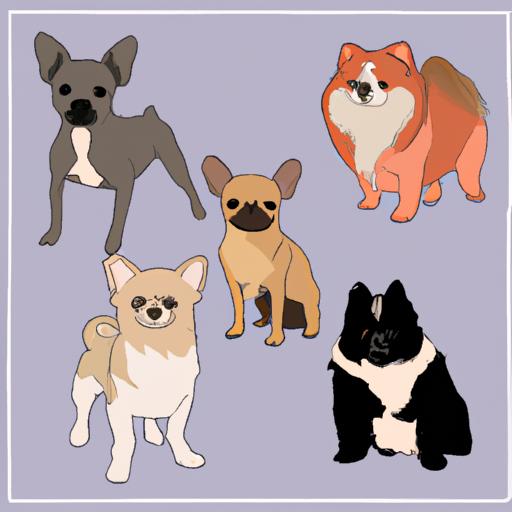 Chihuahuas, French Bulldogs, and Pomeranians are among the popular small dog breeds known for their unique physical appearances.