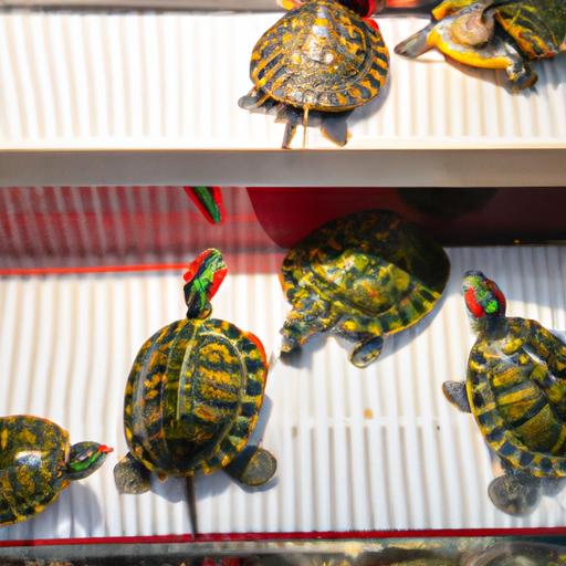 Pet Store Delight: Explore a wide range of red-eared sliders for sale at your local pet store.
