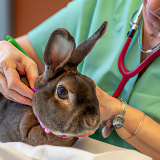 Regular veterinary care ensures the well-being of your rex bunny