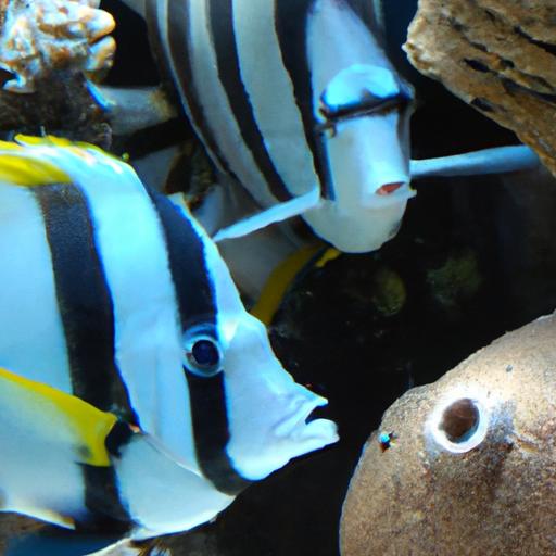 Saltwater Fish With Black Stripes