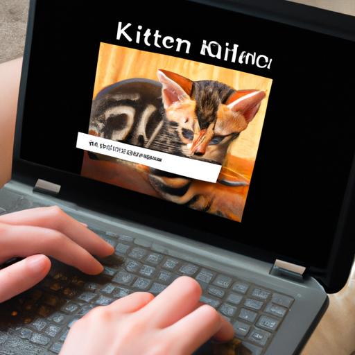 Searching for Bengal kittens near me on an online platform.