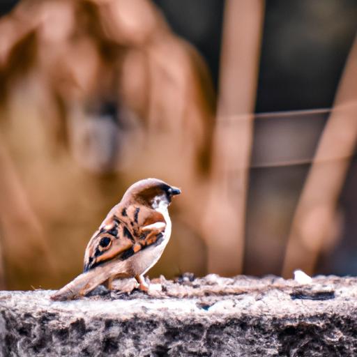 Sparrow birds adapt to various habitats, including forests and city parks.