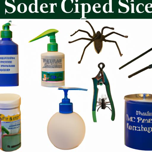 Effective spider control methods: natural remedies and chemical treatments.
