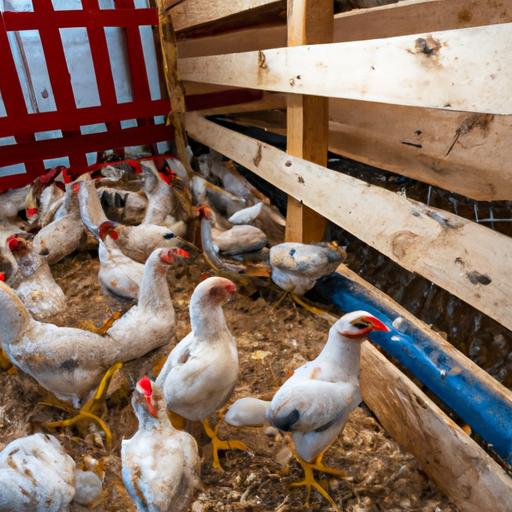 A chicken farm implementing sustainable practices