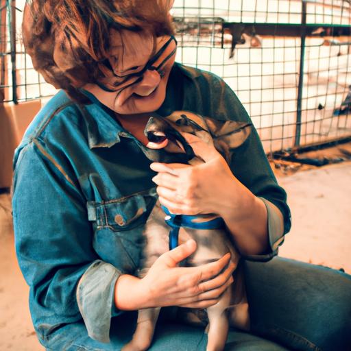 Discovering your perfect tiny companion at an animal shelter is a heartwarming experience.