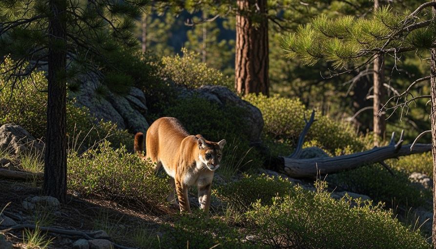 Habitat and Behavior of Mountain Lions