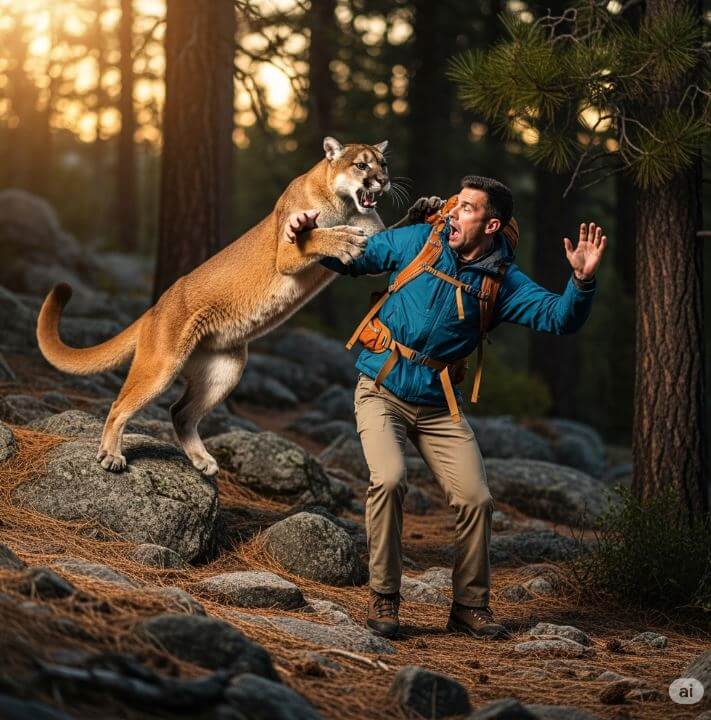 Mountain Lion Attacks human